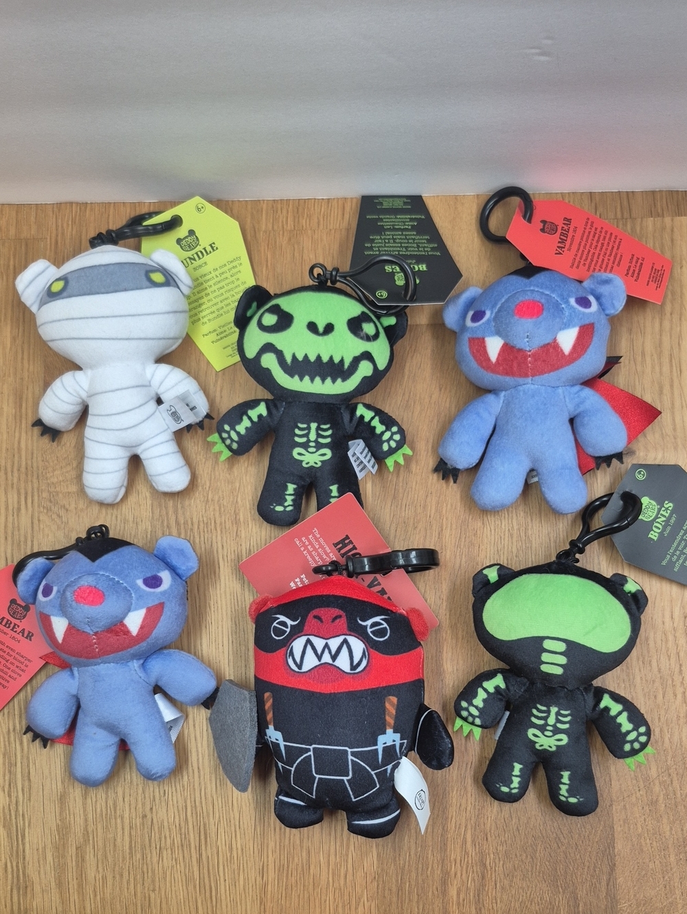 Deddy Bear Bag Clips **